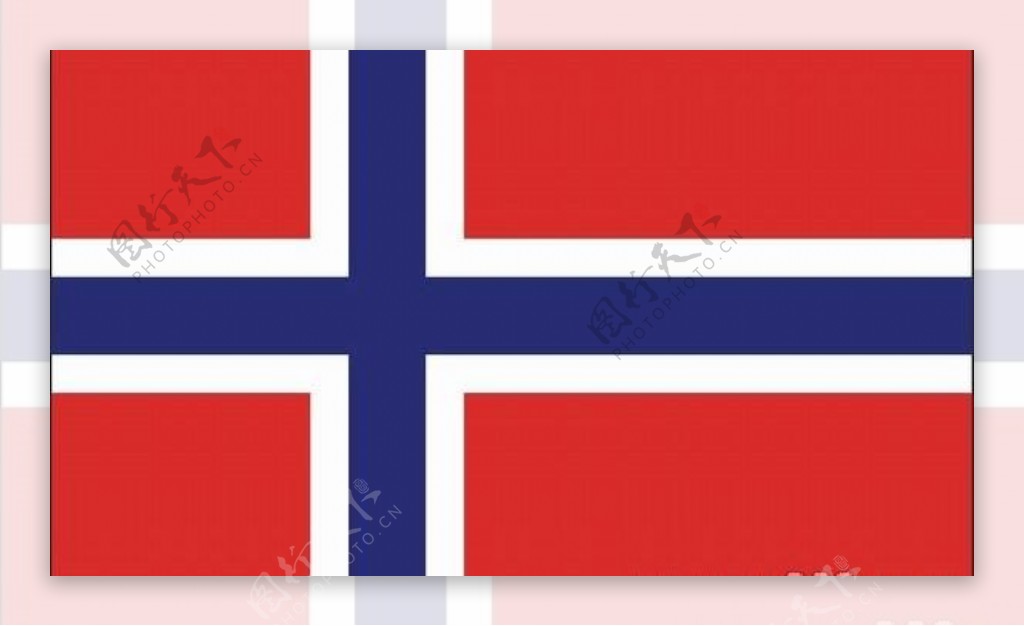 矢量挪威国旗