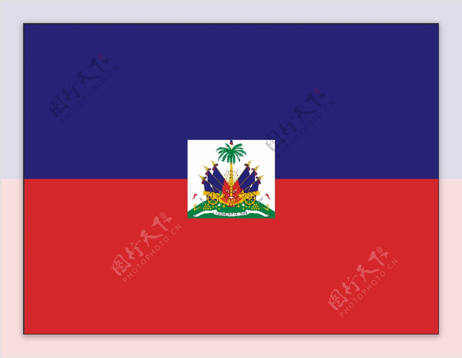 矢量海地国旗