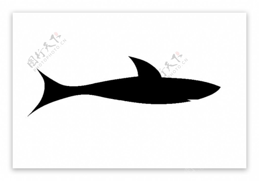 鲨鱼黑剪贴画
