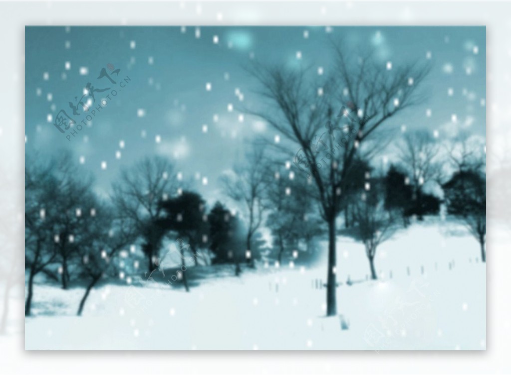 下雪GIF图片