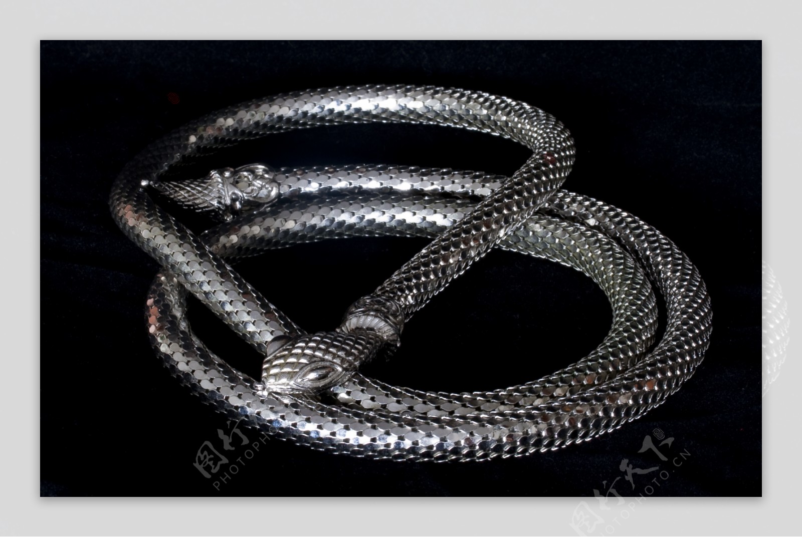 银蛇手链图片