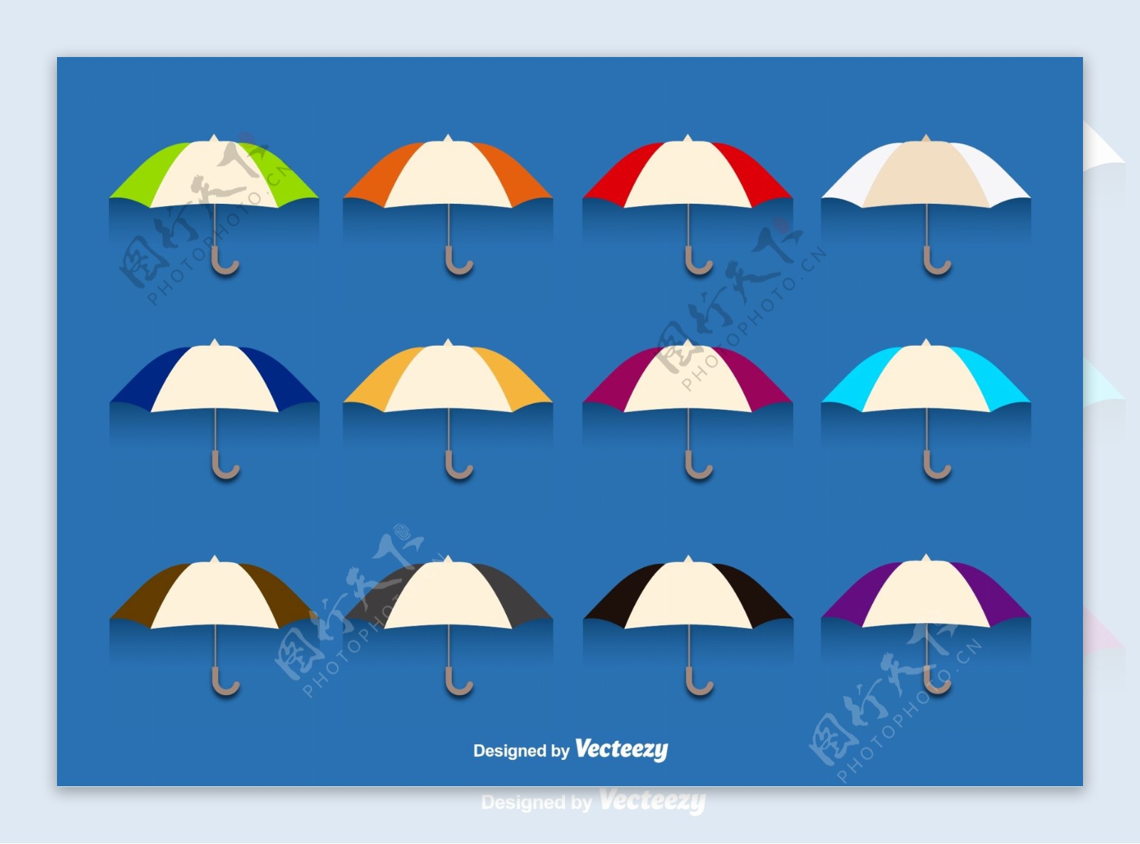 阳伞设计图