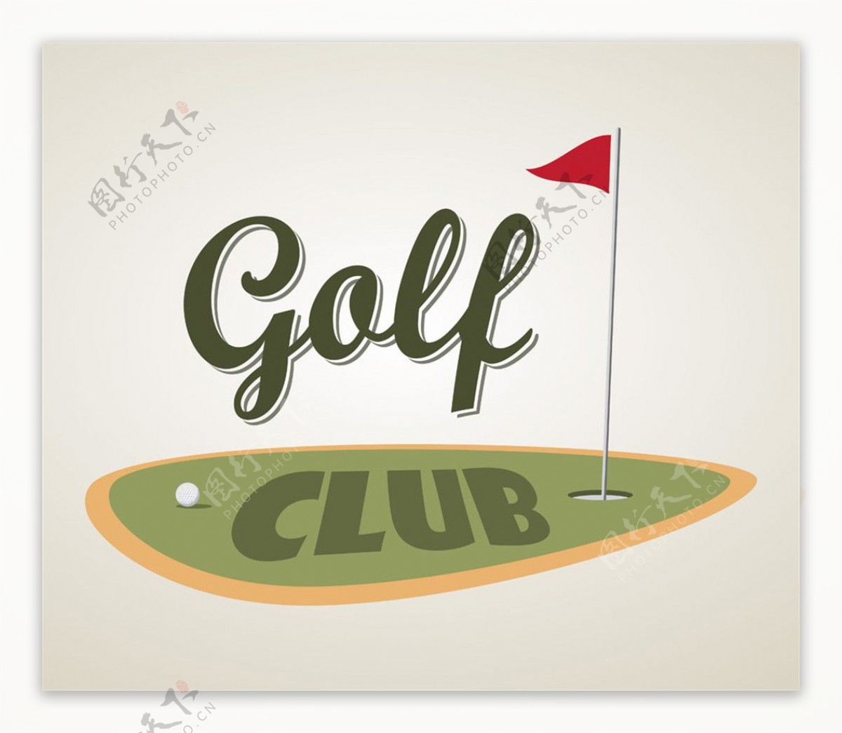 高尔夫标志设计图片