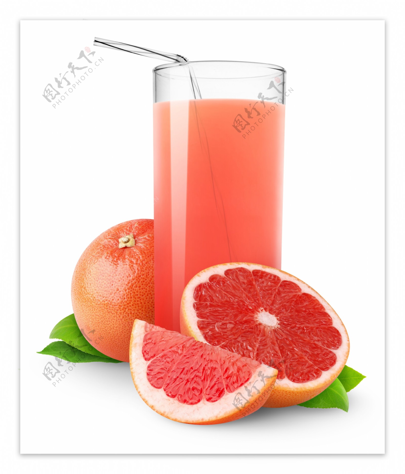 红色橙子果汁