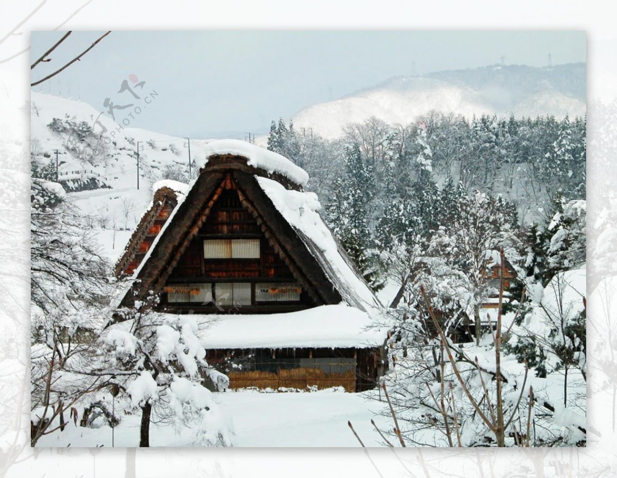 冰天雪地雪地风景图片