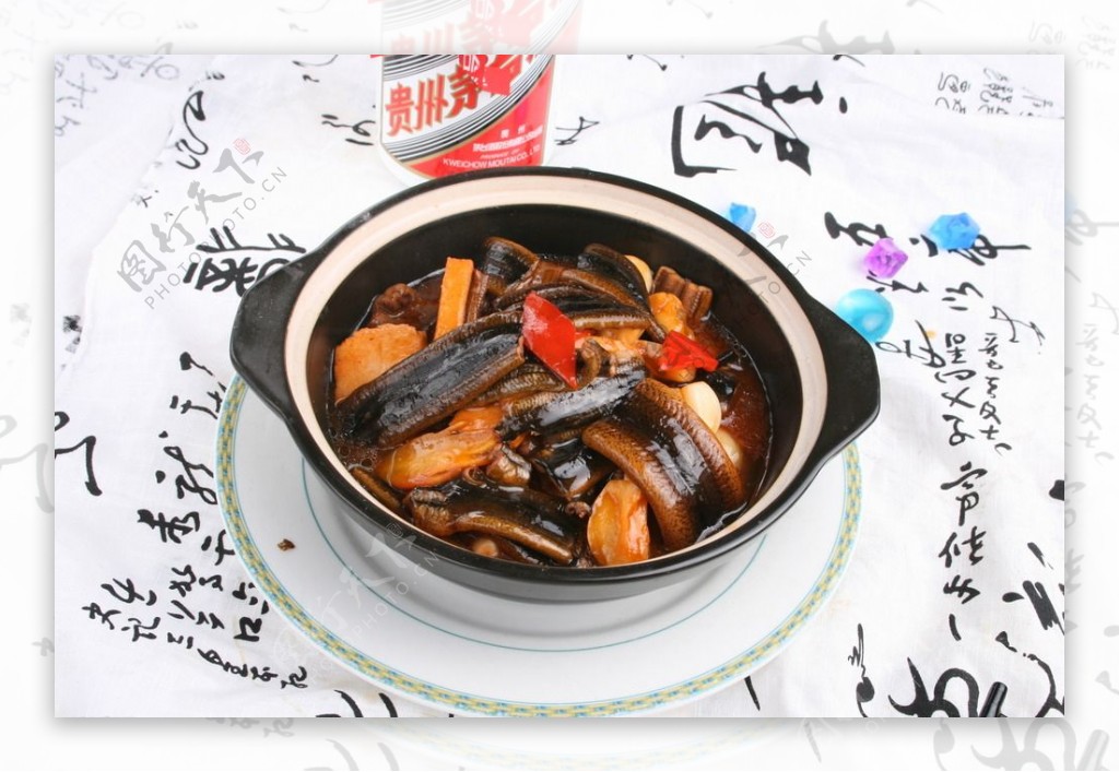 开煲豆腐鳝图片