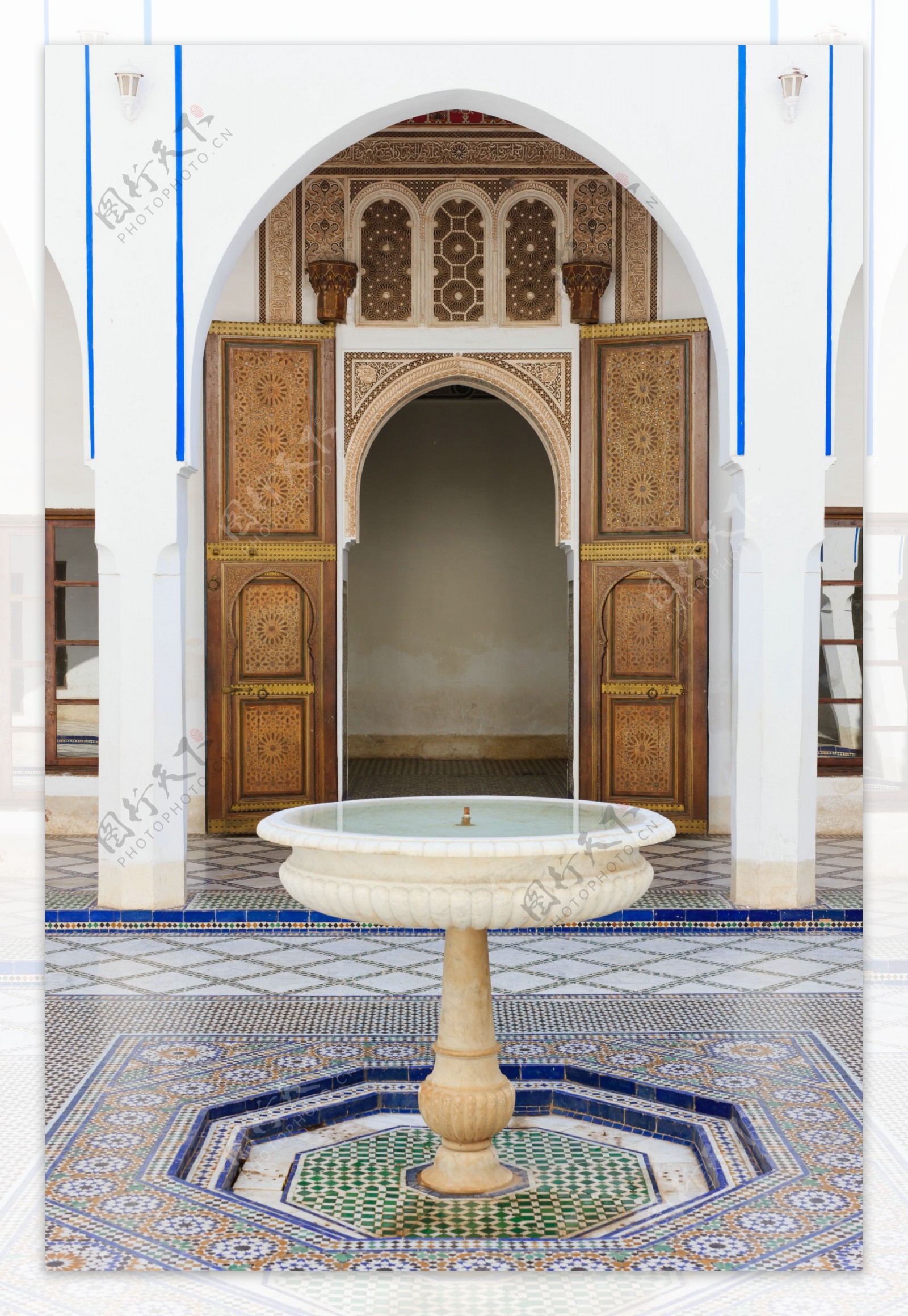 摩洛哥清真寺喷泉