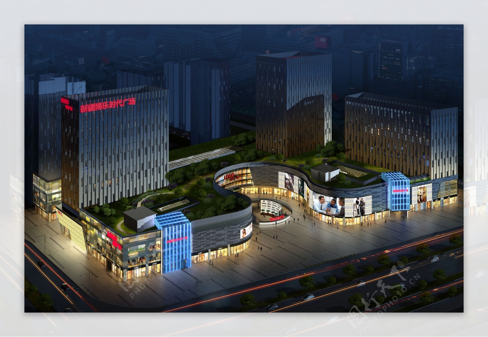 新疆博乐时代广场图片