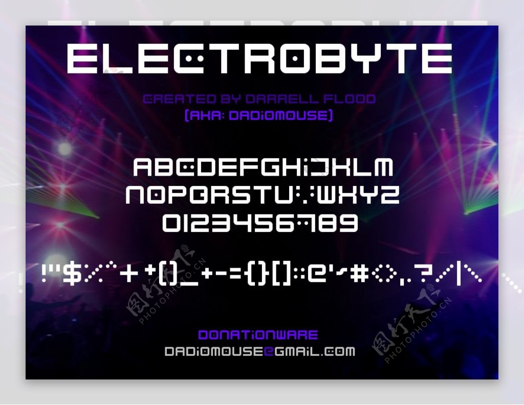 electrobyte字体
