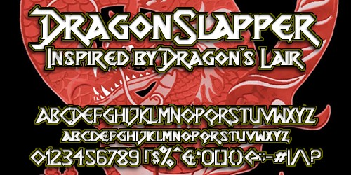 dragonslapper字体