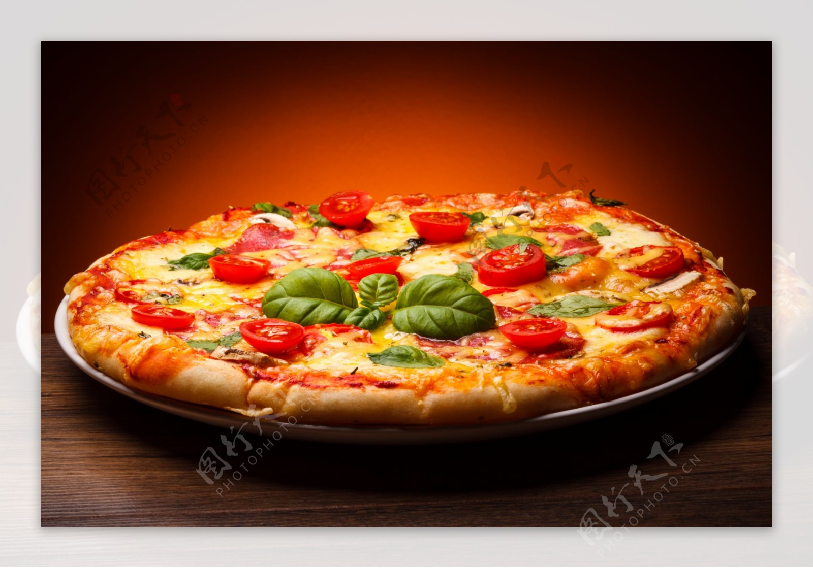 披萨美食摄影图片
