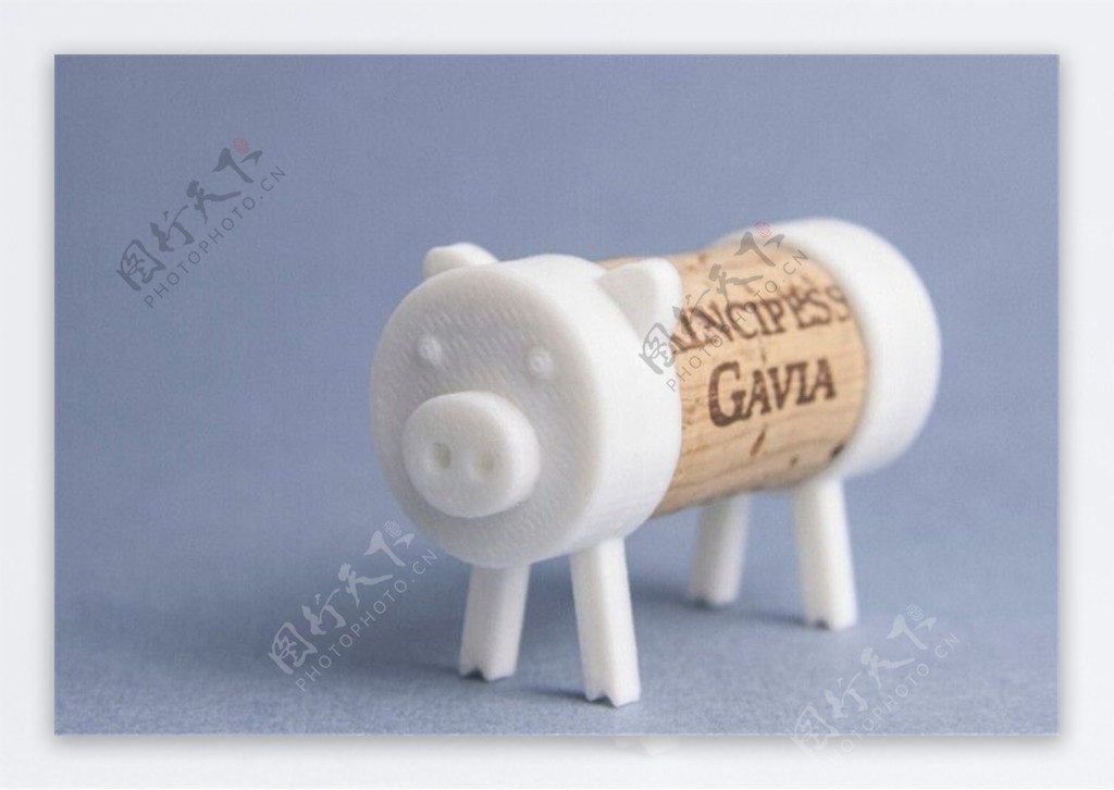 软木小猪3D打印模型