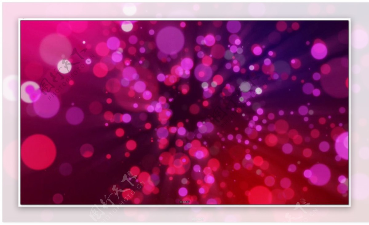 梦幻粉色圆形光斑闪烁背景视频素材