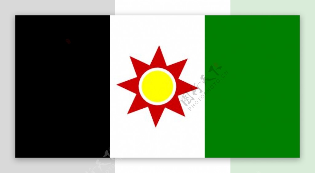 伊拉克国旗1959年至1963年之间的剪辑艺术