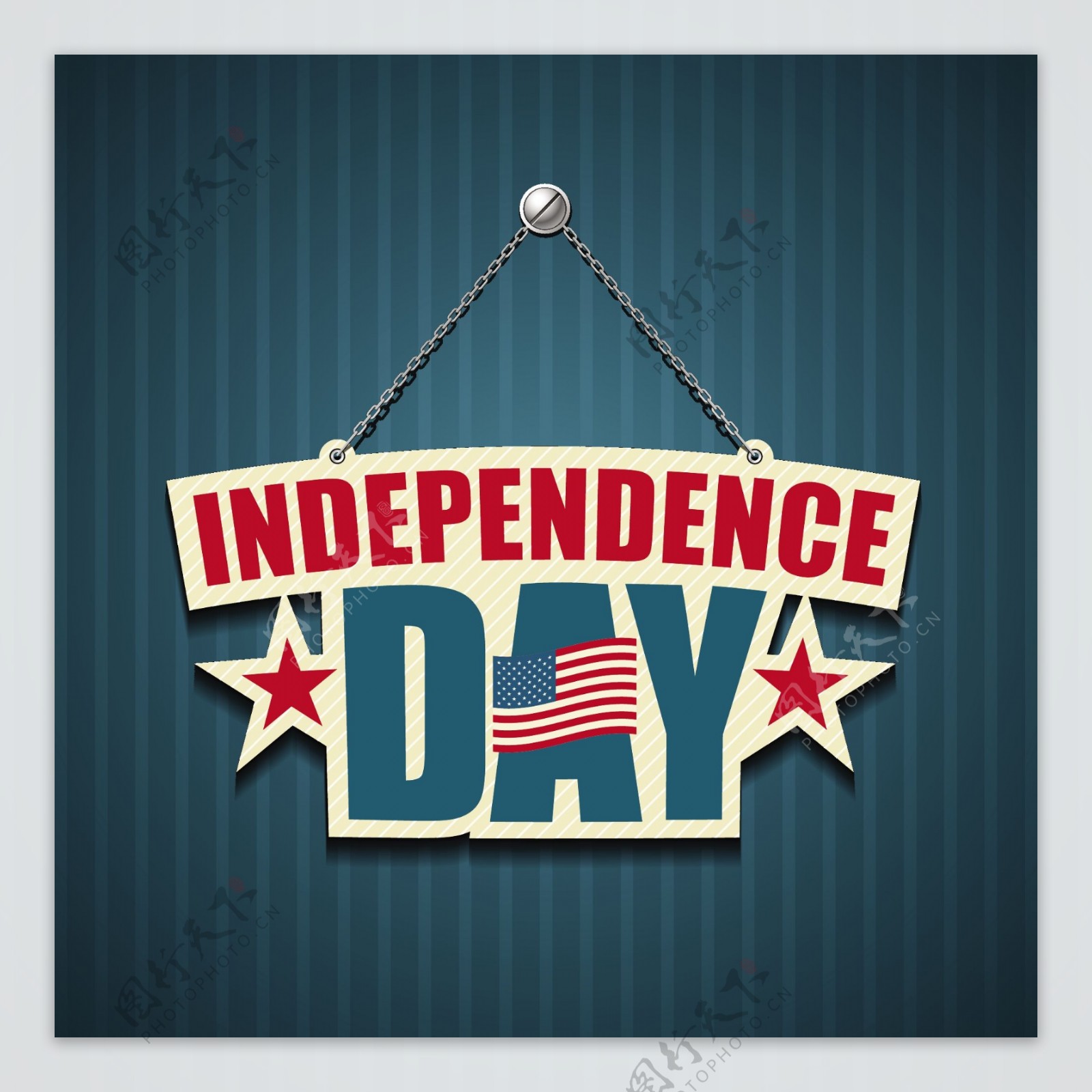 美国独立日广告设计