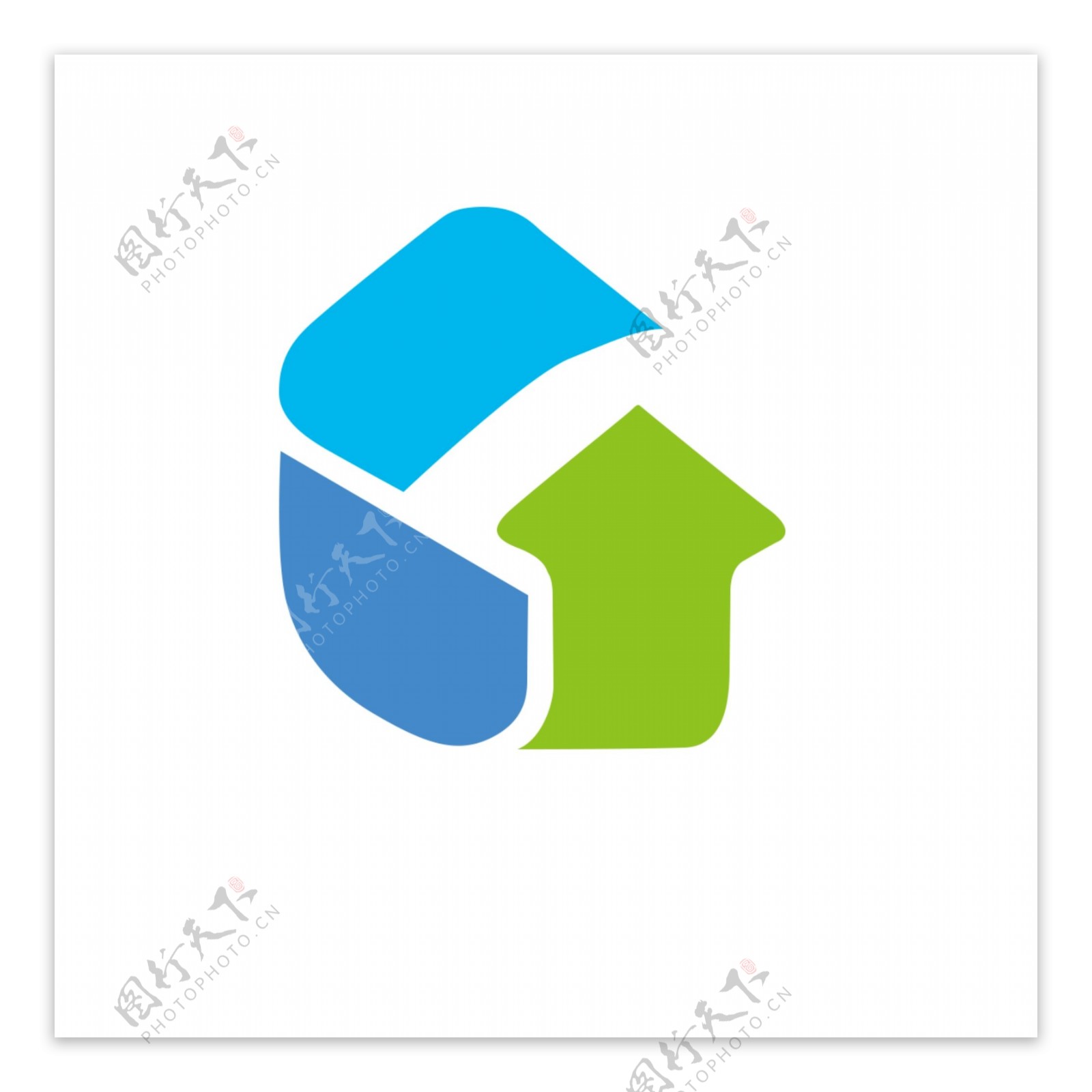 G字母logo循环环保