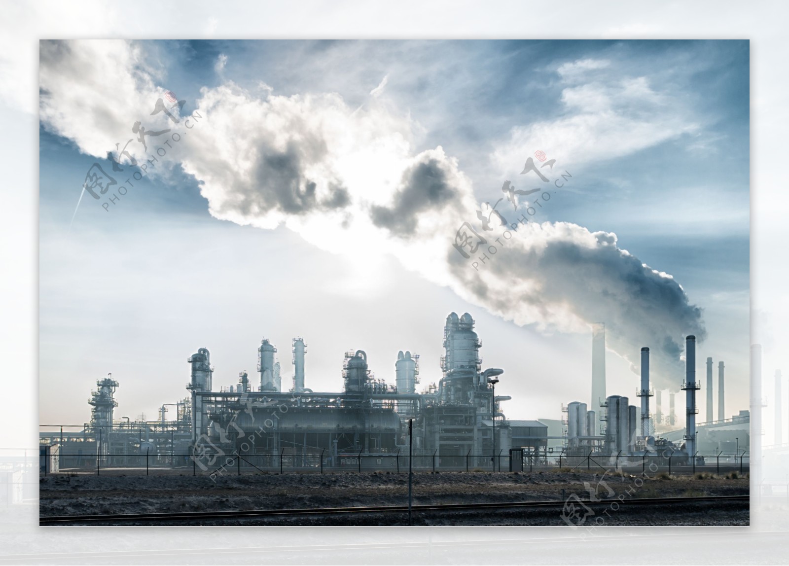 石油天然气工厂图片