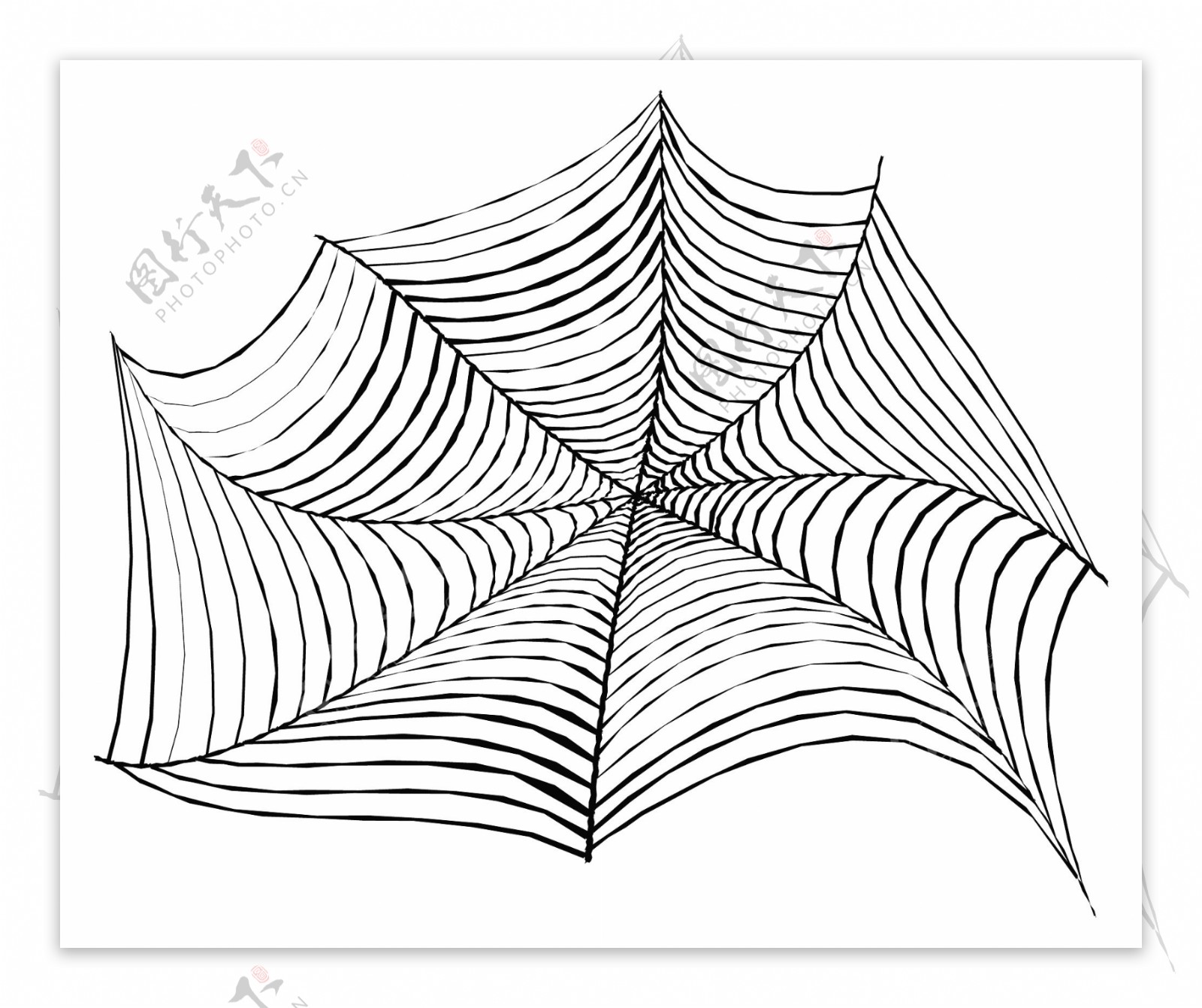 创造性的万圣节的蜘蛛网