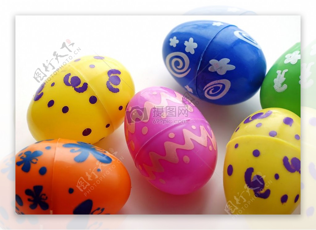 彩色复活节鸡蛋