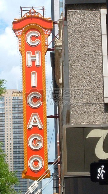 去芝加哥的标志