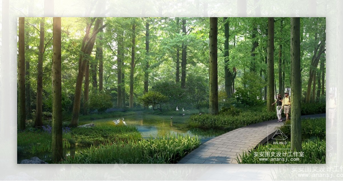 园林景观设计效果图