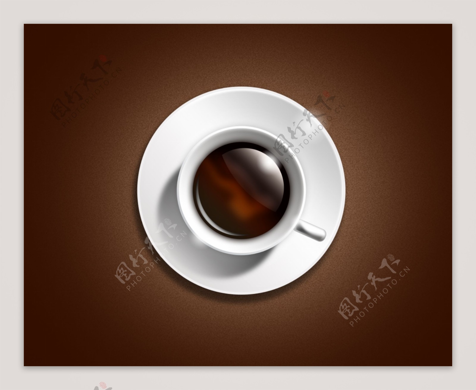 装满咖啡的咖啡杯图标icon设计
