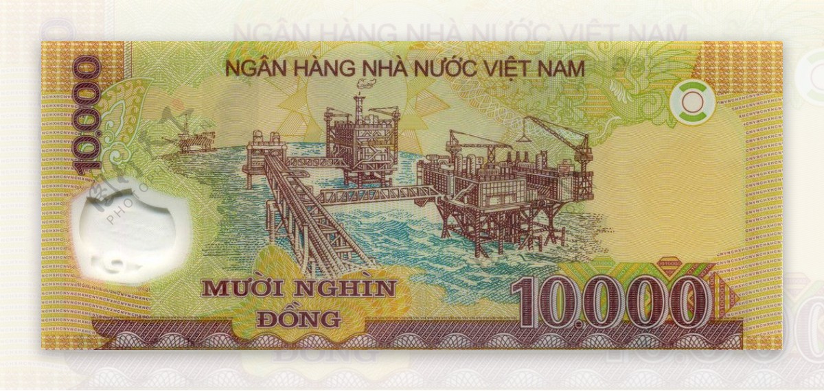 越南币10000元背面