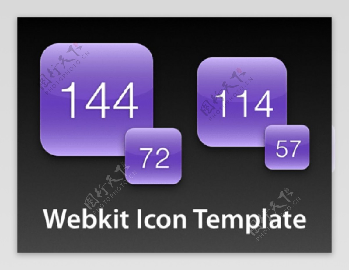 WebKit的图标模板sketch素材