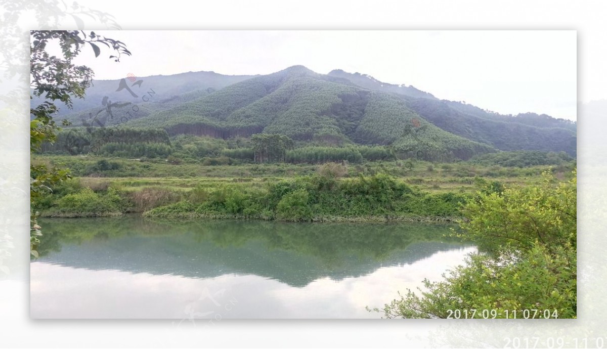 广西武宣大藤峡入口勒马古渡风景