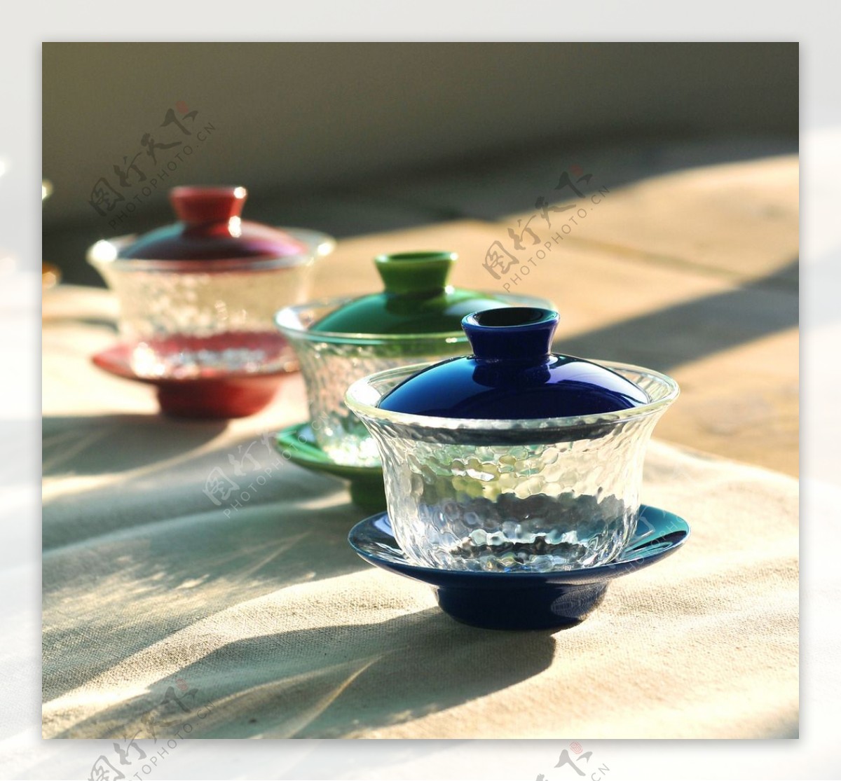 玻璃茶具现代茶具陶瓷盖碗