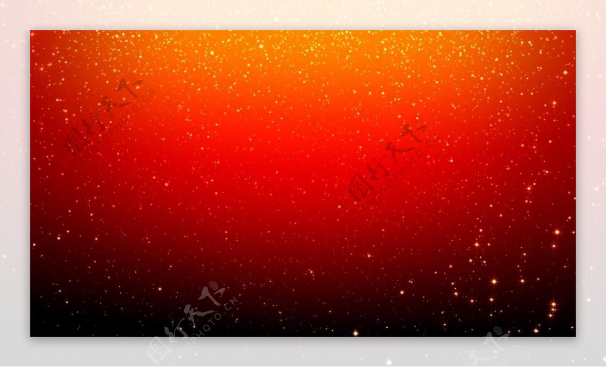 温暖橙红色光斑粒子动态背景