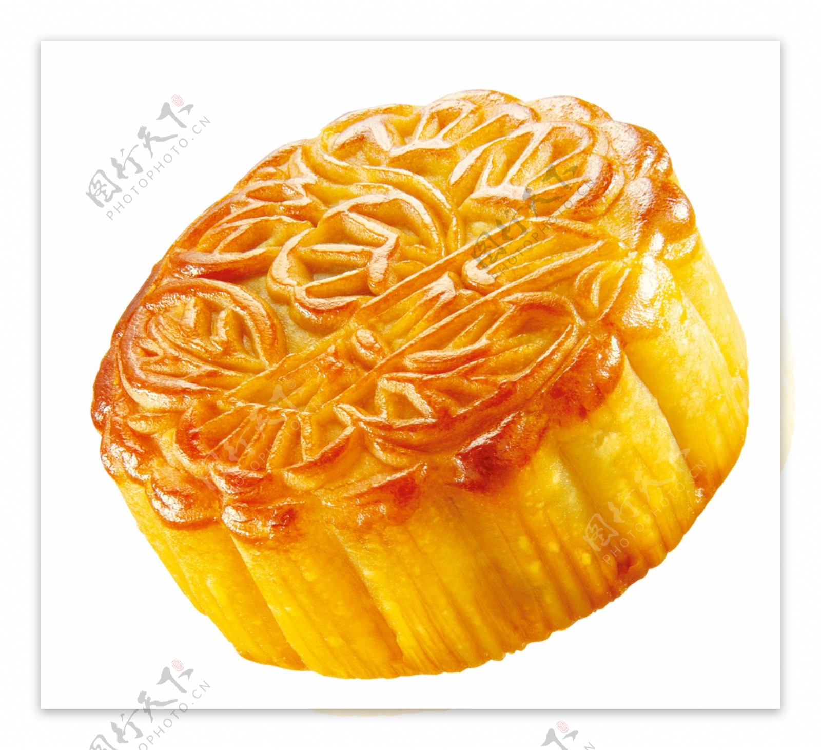 一块美味中秋月饼团圆节日喜庆