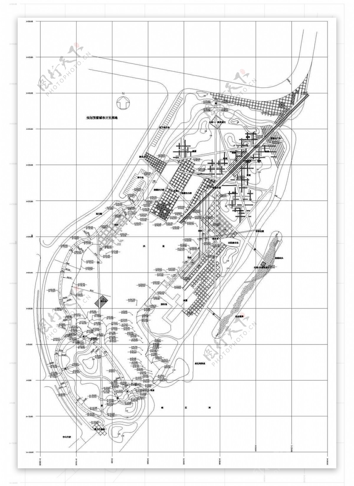 公园总平面CAD图纸