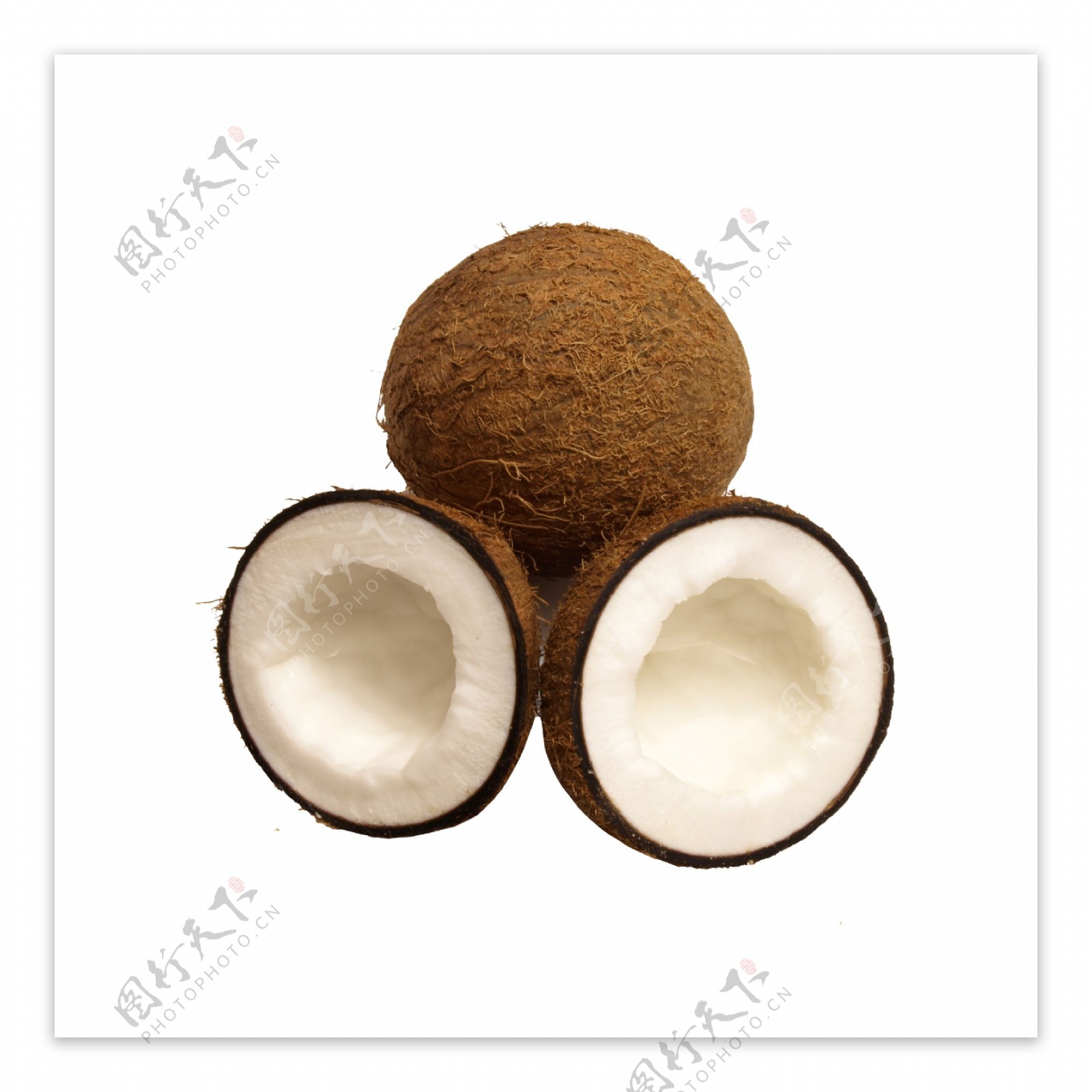 热带水果椰子素材