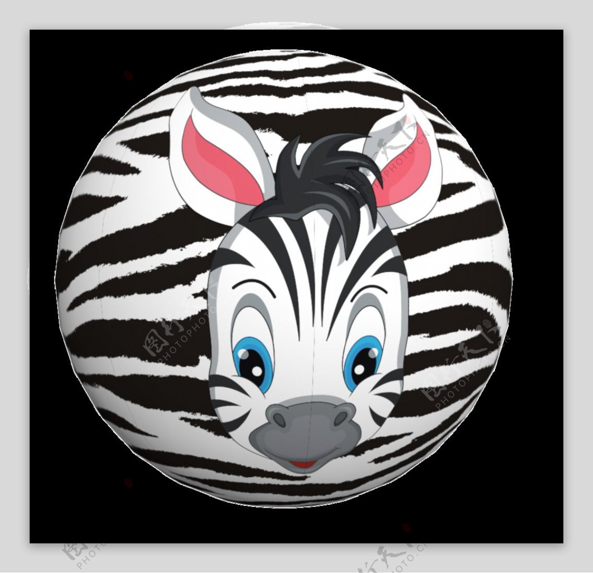 动物皮纹球气模气球充气模