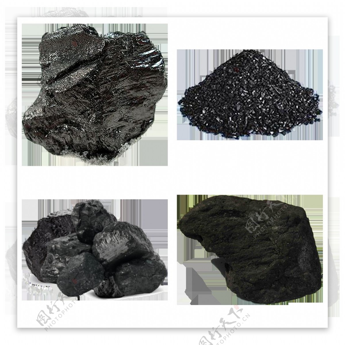 黑色的煤炭免抠png透明图层素材