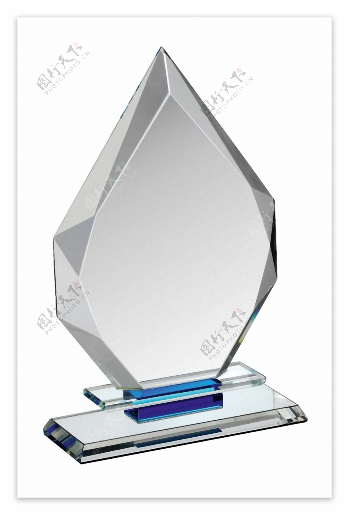 手绘漂亮玻璃荣誉奖杯免抠png透明素材