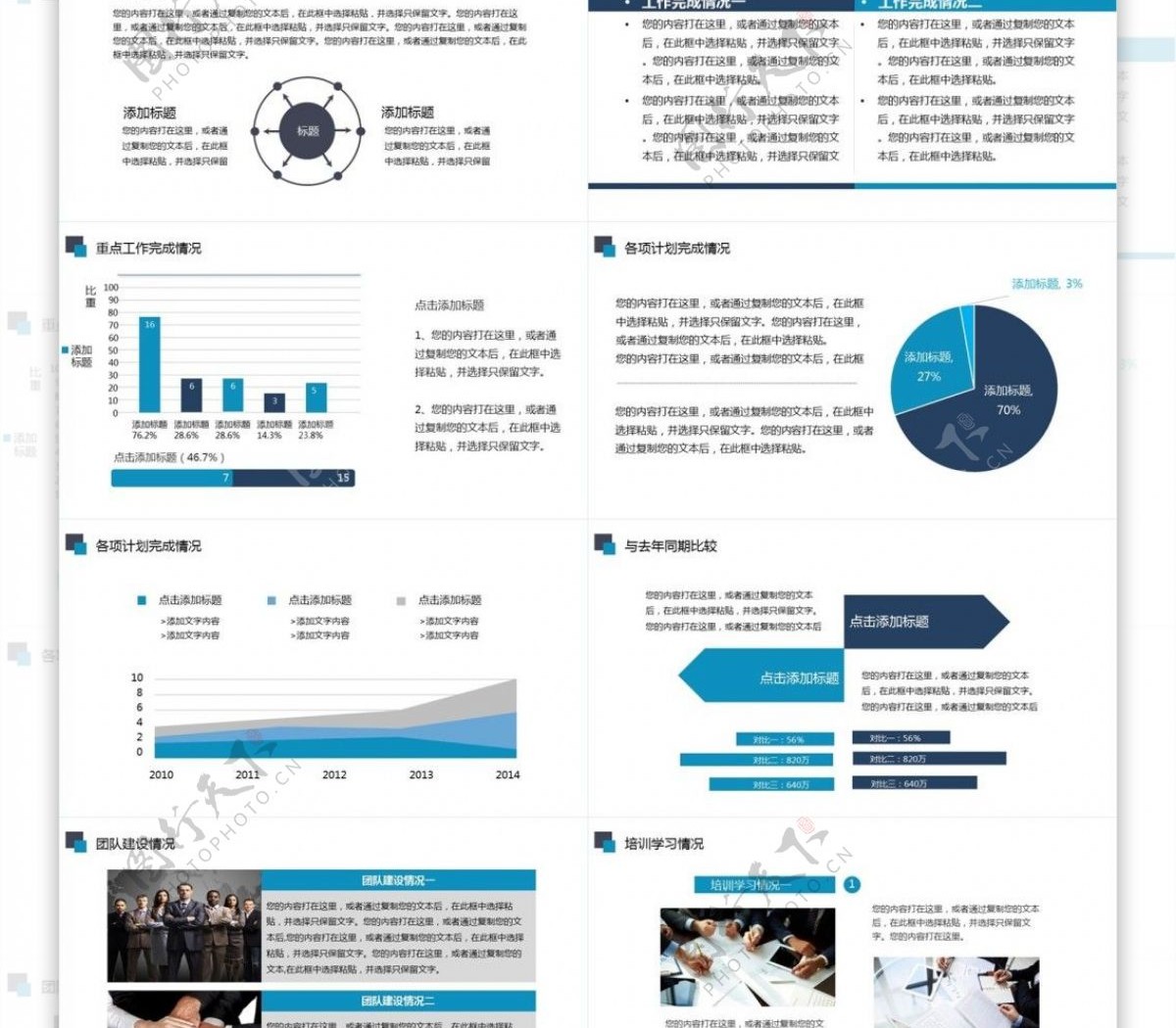 稳重年终总结工作汇报通用PPT