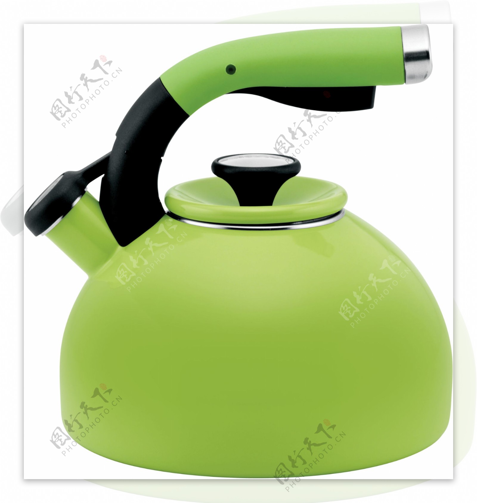 绿色电热水壶免抠png透明图层素材