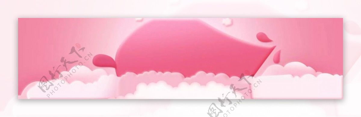 浪漫粉色海豚背景