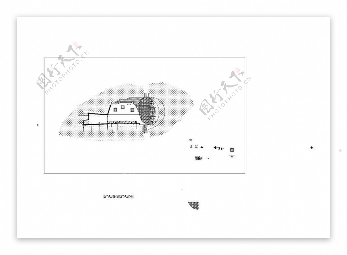 公园景观设计5254斗云锋详图CAD图