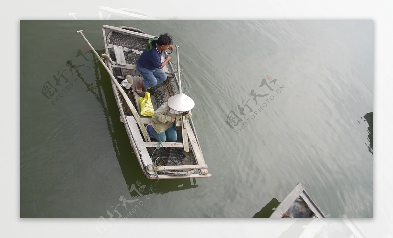 越南传统渔船