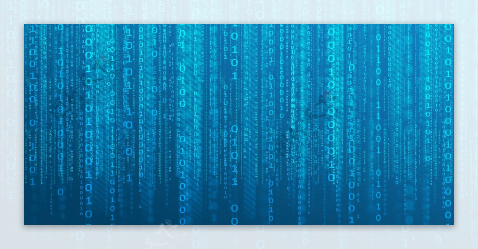 淘宝蓝色科技科幻海报背景