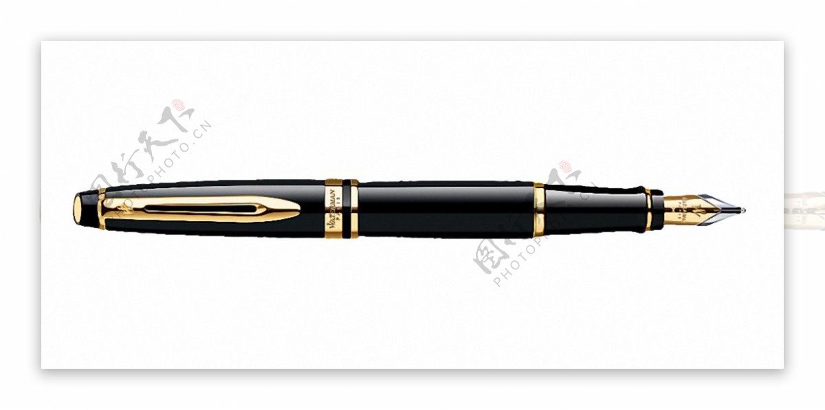 金色高档钢笔免抠png透明素材