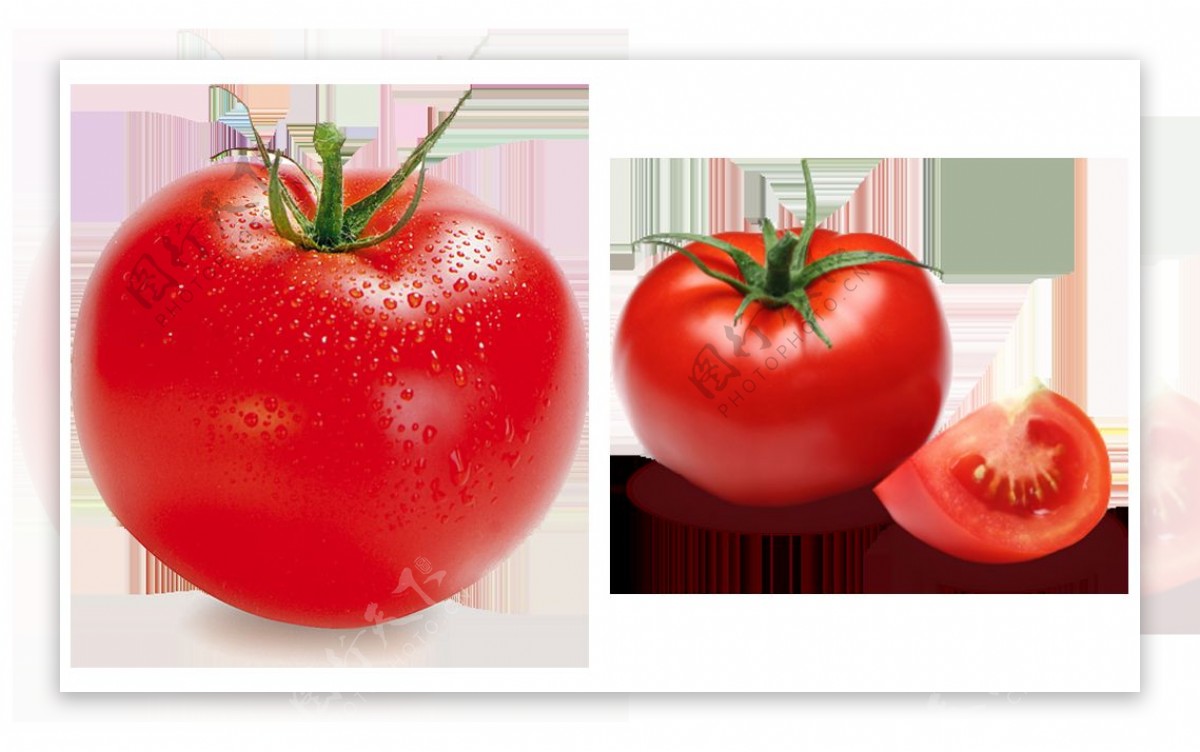 西红柿图免抠png透明图层素材