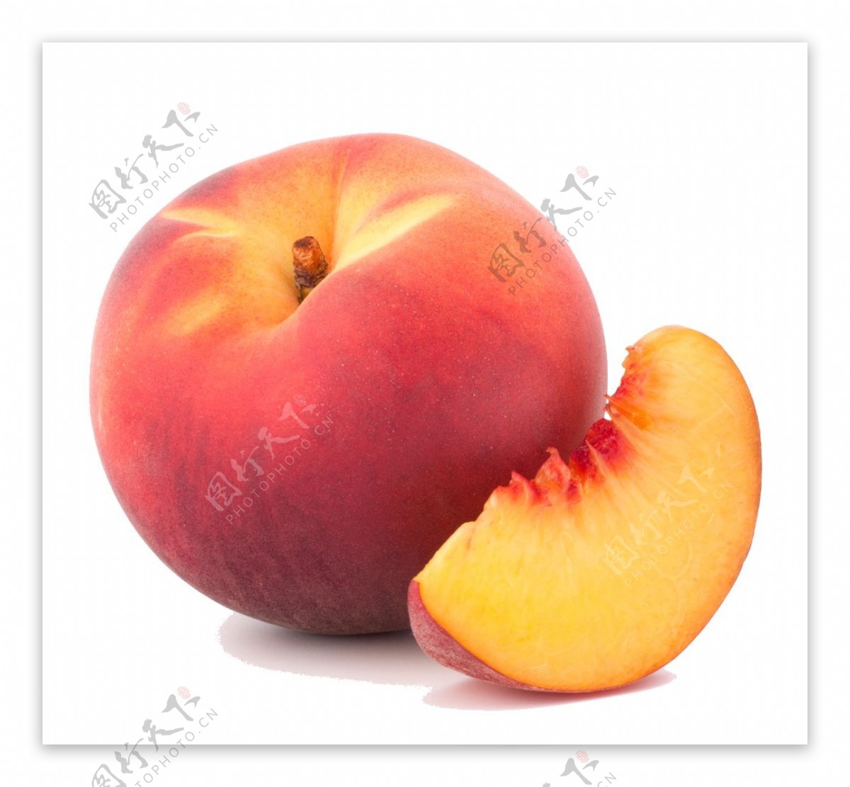 水果桃子免抠png透明图层素材