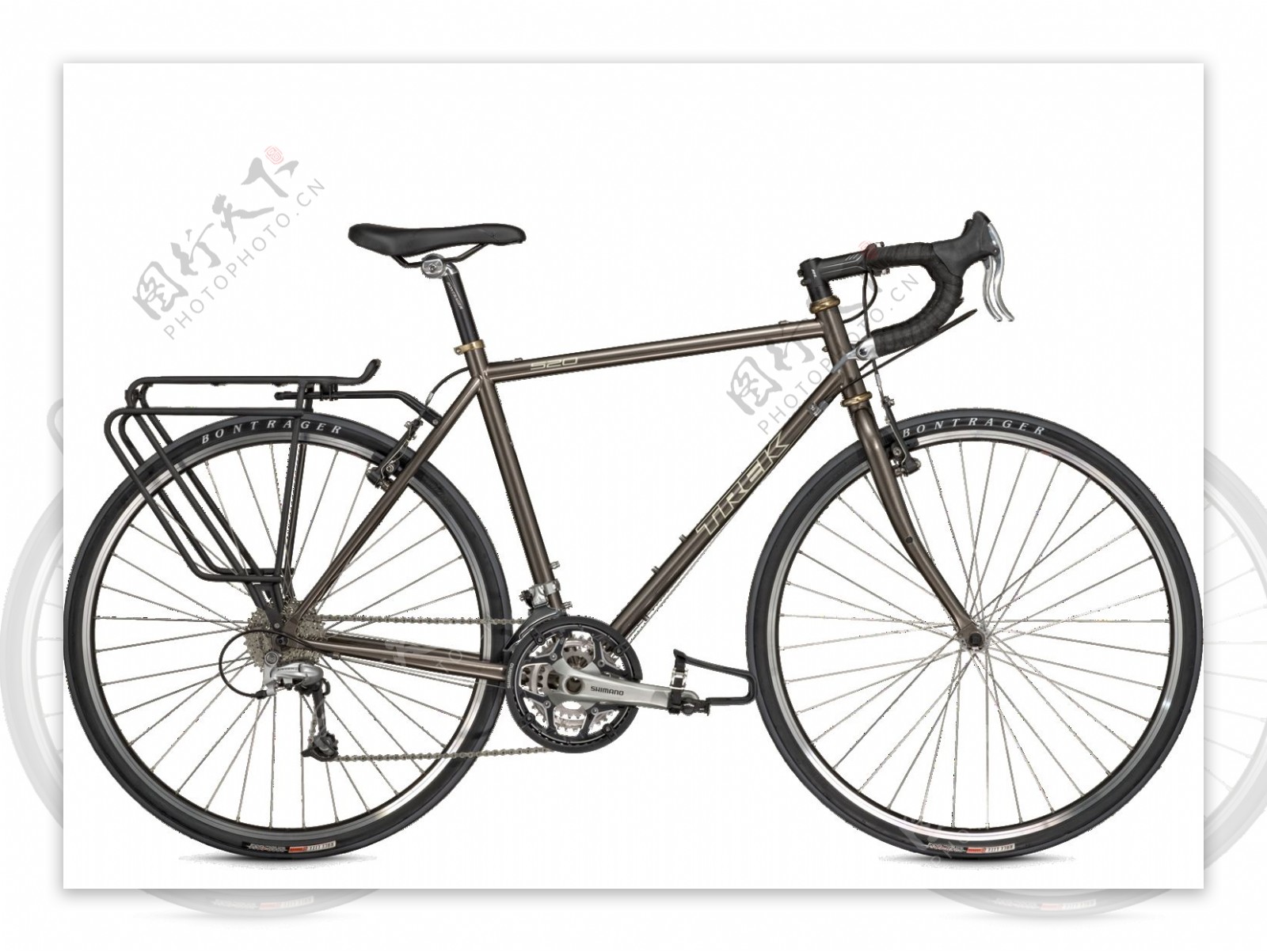 复古自行车免抠png透明图层素材