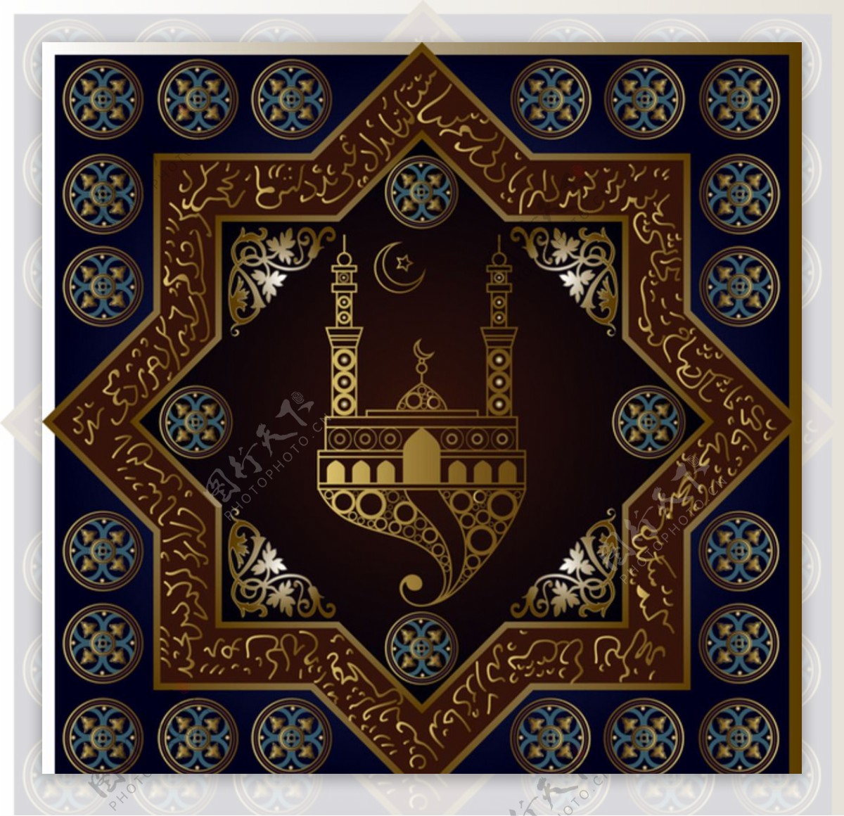 伊斯兰风格图案装饰
