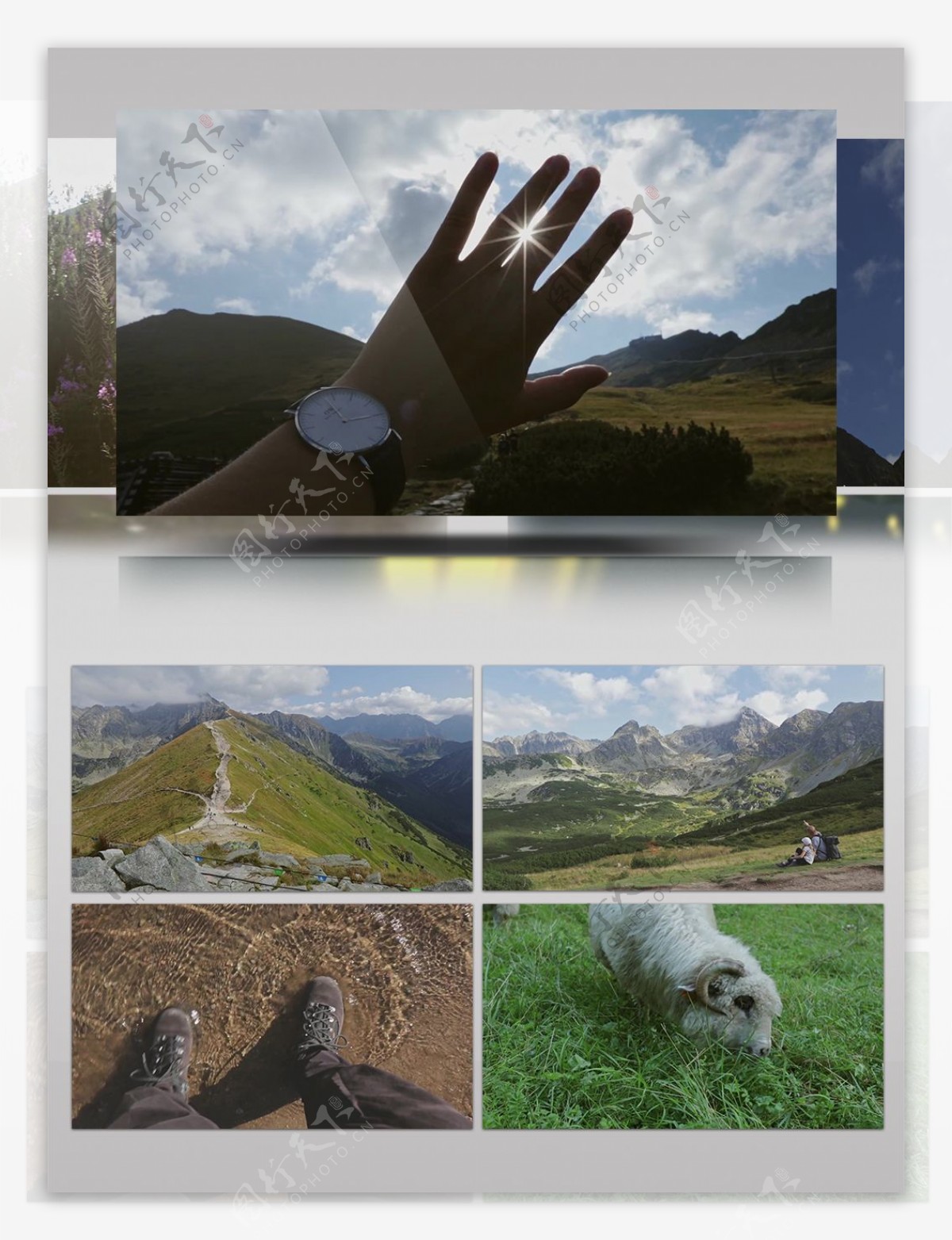 欧洲登山运动风景拍摄旅行实拍视频