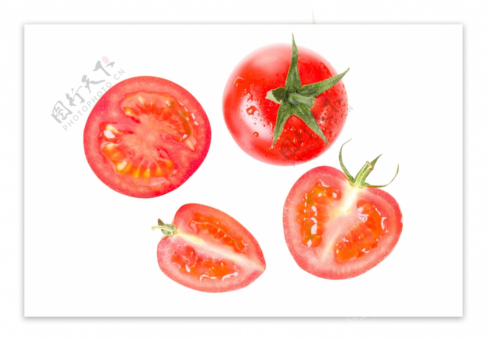水果蔬菜圣女果番茄西红柿美容餐饮食物素材